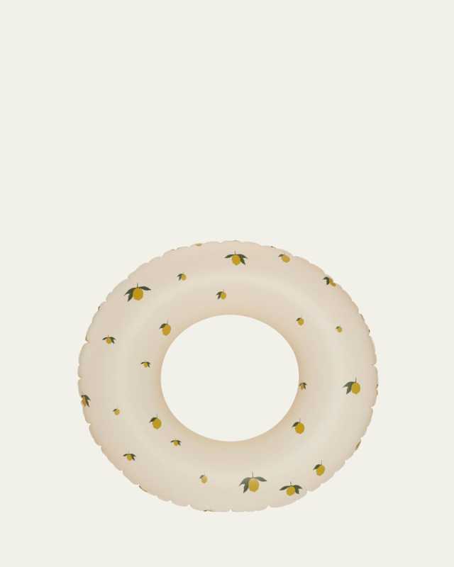 Kid's Lemon-Print Swim Ring